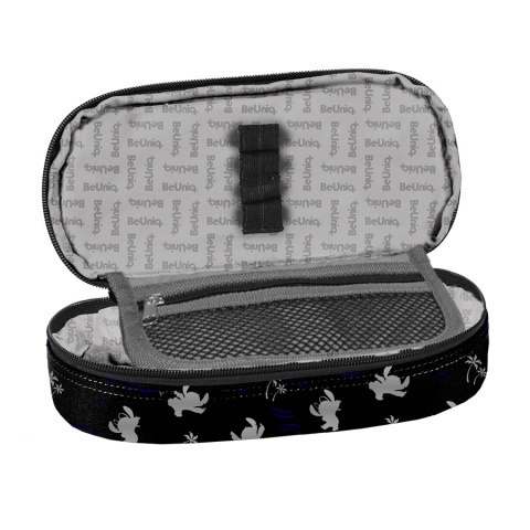 Lilo i Stitch Piórnik młodzieżowy saszetka z przegródkami i klapką Stich