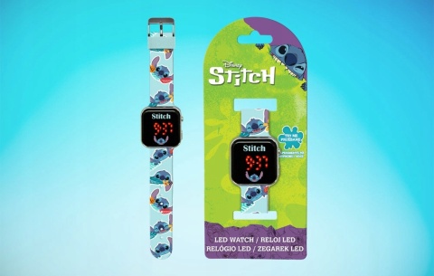 Lilo i Stitch Stich zegarek cyfrowy LED