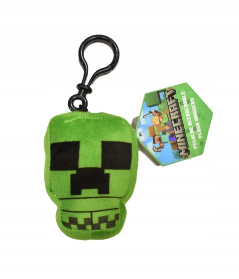 MINECRAFT Creeper brelok breloczek zawieszka pluszowa maskotka oficjal MINECRAFT Creeper brelok breloczek zawieszka pluszowa maskotka oficjal