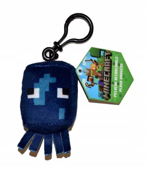MINECRAFT kałamarnica brelok breloczek zawieszka pluszowa maskotka oficjal MINECRAFT kałamarnica brelok breloczek zawieszka pluszowa maskotka oficjal
