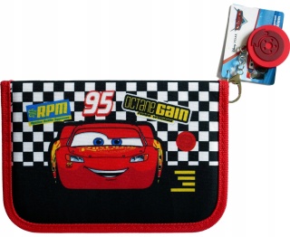 Piórnik rozkładany z wyposażeniem plan lekcji AUTA ZYGZAK MCQUEEN