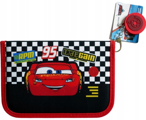 Piórnik rozkładany z wyposażeniem plan lekcji AUTA ZYGZAK MCQUEEN