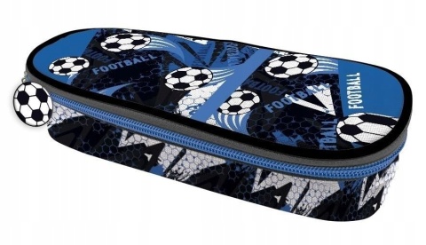 Piórnik saszetka owalny rozkładany z klapką PIŁKA football