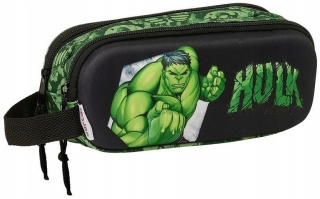 Piórnik saszetka tuba podwójna 3D AVENGERS HULK Safta
