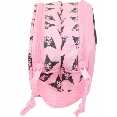 Piórnik saszetka tuba podwójna 3D Hello Kitty Kuromi różowy Safta