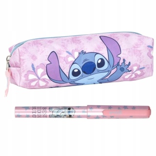 Piórnik tuba saszetka + długopis żelowy Stich LILO I STITCH