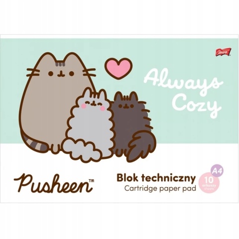 Plecak szkolny + worek + piórnik +wyprawka zestaw upominkowy kot Pusheen