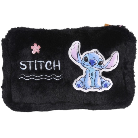 Stich piórnik saszetka pluszowa czarny Lilo i Stitch