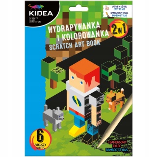 Wydrapywanka i kolorowanka GAME jak minecraft