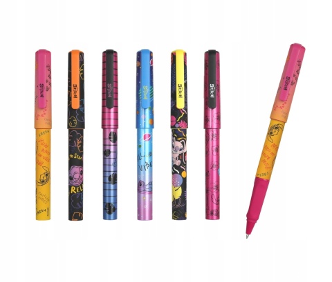 Długopis żelowy oil gel zestaw LILO I STITCH Stich Black 91361PTR 6 szt