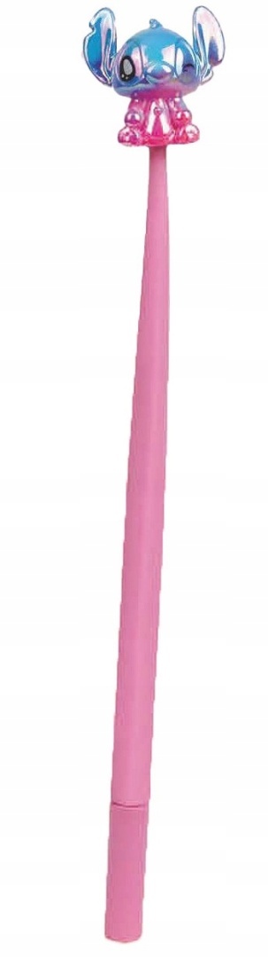 Długopis żelowy silikonowy Flexy Stitch Patio z toperem figurką Stich 1 szt