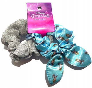 Gumki do włosów frotki scrunchies KSIĘŻNICZKI DISNEYA KOPCIUSZEK