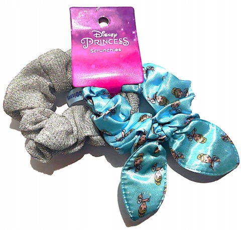 Gumki do włosów frotki scrunchies KSIĘŻNICZKI DISNEYA KOPCIUSZEK