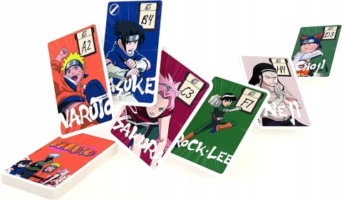 Karty Naruto 3w1 Shuffle fun Snap, pary, gry akcji