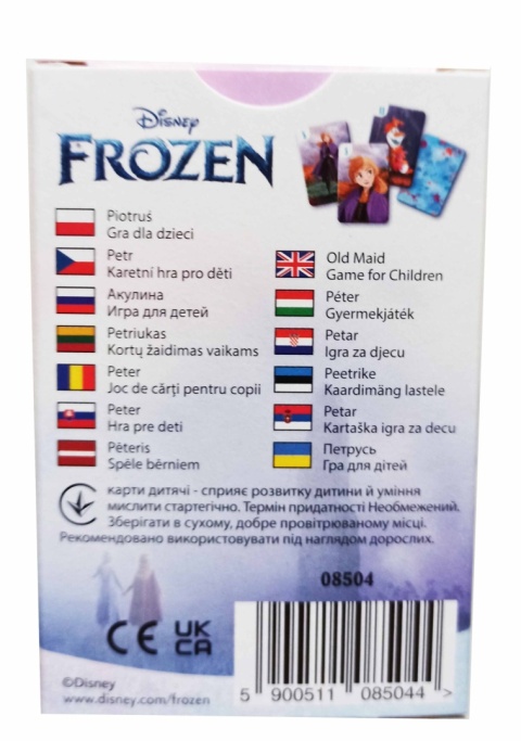 Karty gry czarny Piotruś memo Trefl Kraina Lodu Frozen