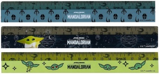 Linijka szkolna Star Wars Mandalorian 1 szt mix 20 cm