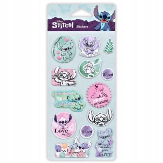 Naklejki nalepki wypukłe puffy Lilo i Stitch Stich