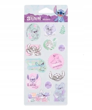 Naklejki nalepki wypukłe puffy Lilo i Stitch Stich
