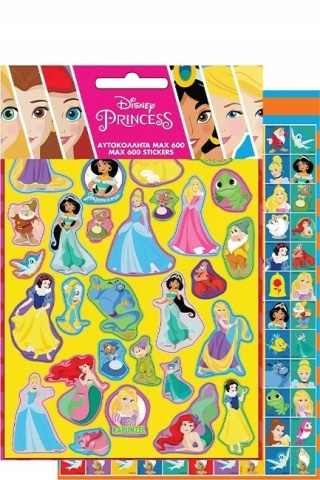 Naklejki zestaw Księżniczki Disney 600szt