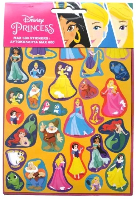 Naklejki zestaw Księżniczki Disney 600szt