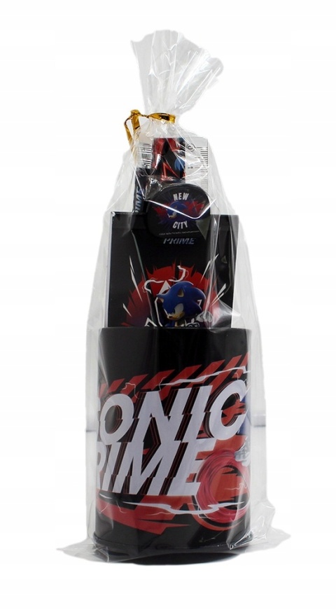 Organizer na biurko linijka ołówek notesik temperówka gumka SONIC 7 el