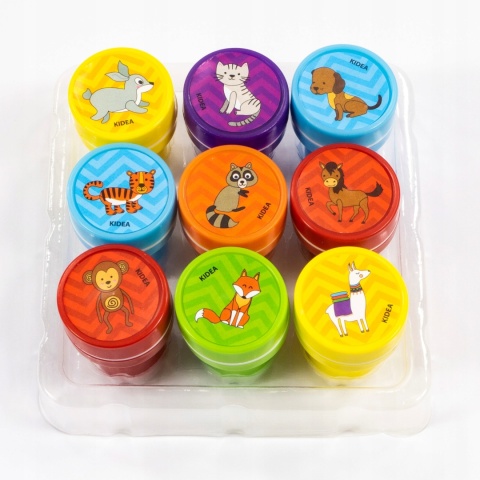 Stempelki ozdobne pieczątki samotuszujące zwierzęta KIDEA C