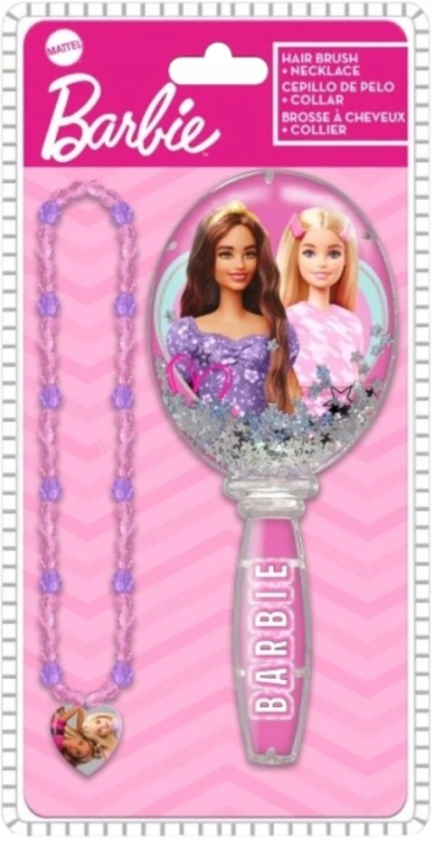 Szczotka do włosów z ruchomymi cekinami korale Barbie