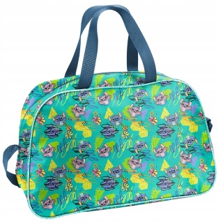 Torba na ramię dziecięca Stich flower sportowa na basen Lilo i Stitch