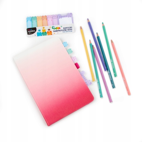 Zakładki indeksujące znaczniki karteczki samoprzylepne kotki Kidea