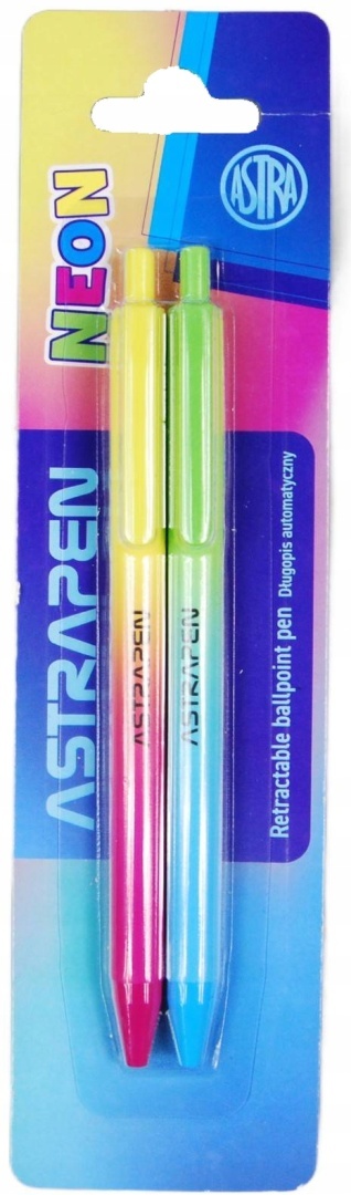 Długopis ASTRAPEN automatyczny 0,7 mm soft touch 2 szt