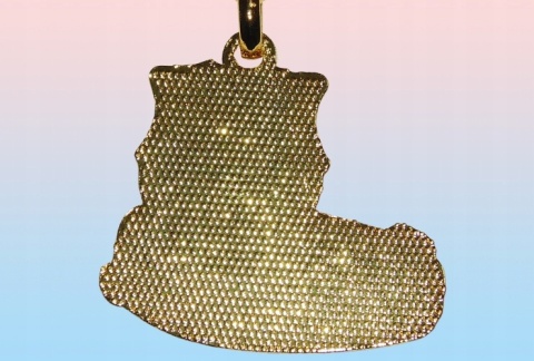 FC BARCELONA Barca brelok breloczek zawieszka do kluczy + przypinka metal