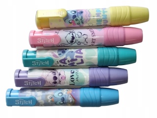 Gumka automatyczna w sztyfcie Lilo i Stitch wysuwana Stich 1 szt