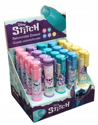 Gumka automatyczna w sztyfcie Lilo i Stitch wysuwana Stich 1 szt