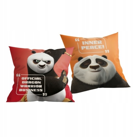 KUNG FU PANDA 4 smoczy wojownik poduszka jasiek 40X40 cm