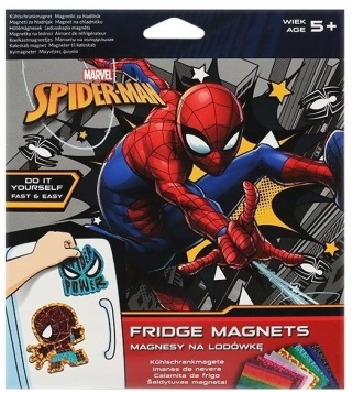 Magnesy do tablicy magnetycznej na lodówkę SPIDERMAN 4 szt