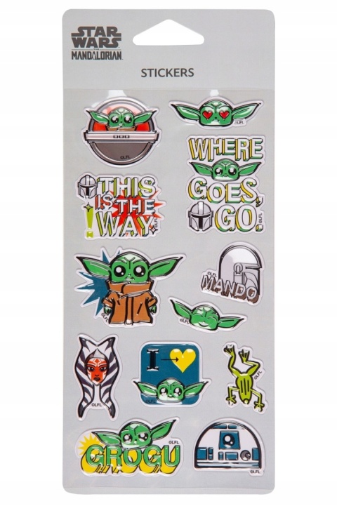 Naklejki nalepki STAR WARS Mandalorian Grogu