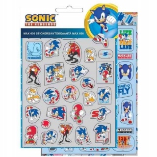 Naklejki zestaw SONIC JEŻ 600szt