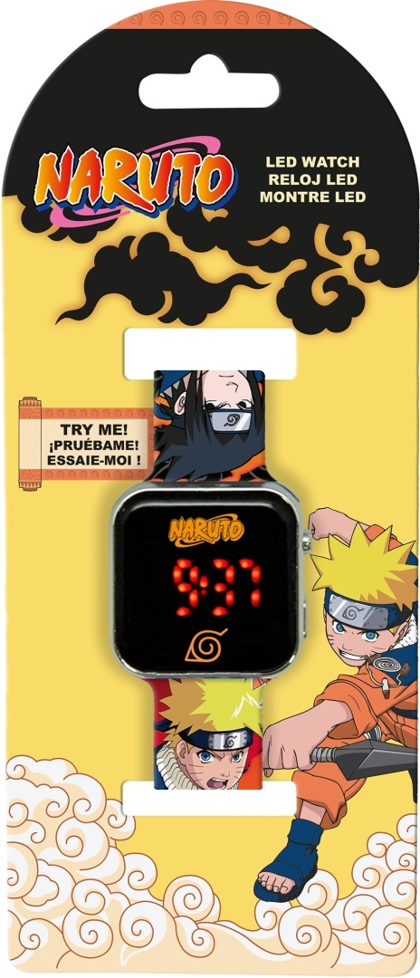 Naruto manga zegarek cyfrowy LED