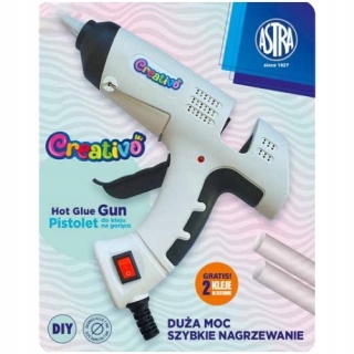 Pistolet do kleju 7 mm na gorąco ASTRA Creativo DIY 30W