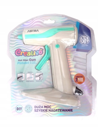 Pistolet do kleju na gorąco z podstawką Astra