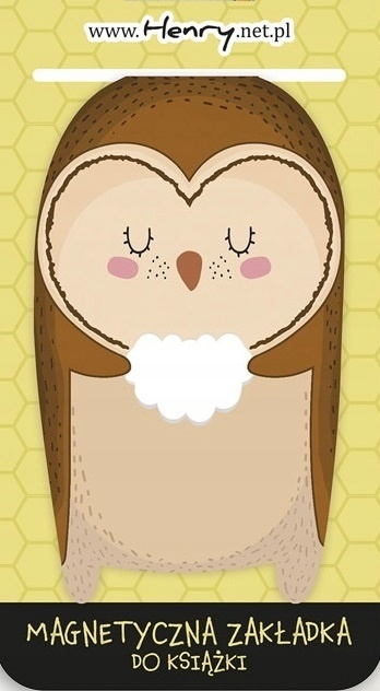 Zakładka magnetyczna do książki SOWA Henry 65x120 mm