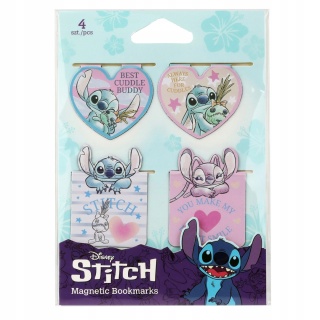 Zakładki magnetyczne do książek LILO I STITCH Stich Paskudka 4 szt