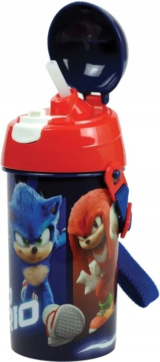Bidon kubek ze słomką SONIC Hero Trio pasek