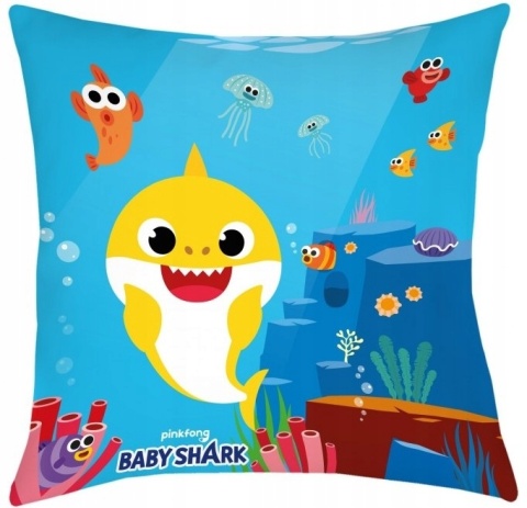 BABY SHARK mały rekin jasiek poduszka 40X40 cm
