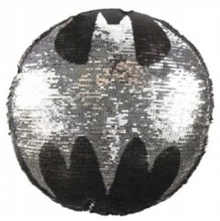 BATMAN poduszka magiczne cekiny 30 cm