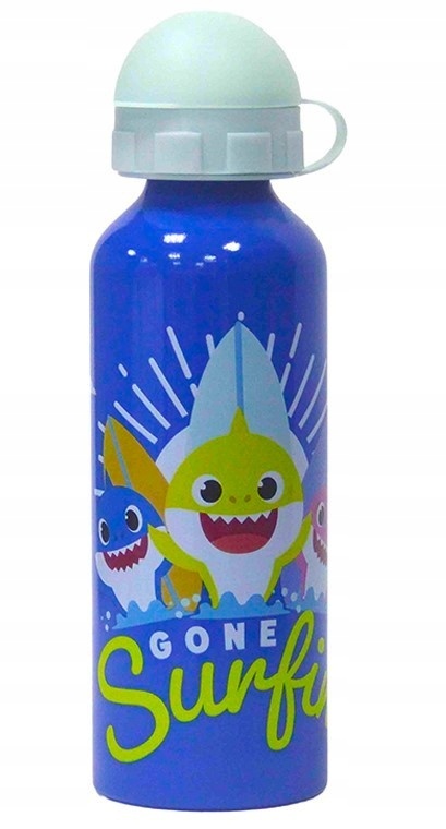 Bidon aluminiowy z ustnikiem BABY SHARK 520ML Bidon aluminiowy z ustnikiem BABY SHARK 520ML