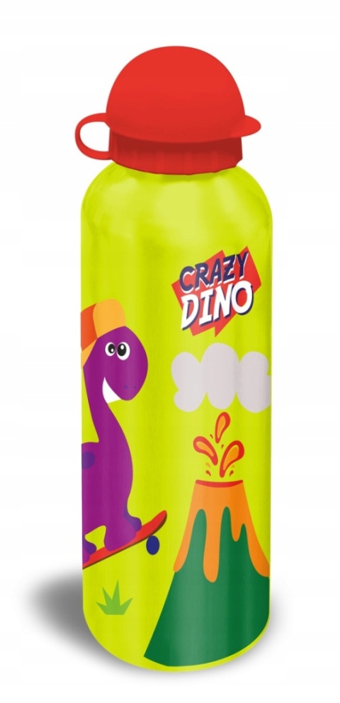 Bidon aluminiowy z ustnikiem DINOZAURY DINO 500ml