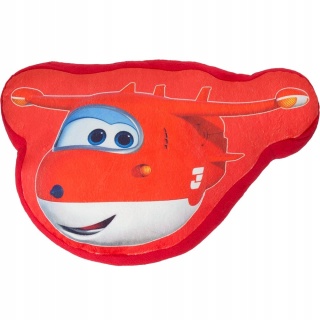 Dżetek SUPER WINGS poduszka kształtka welurowa