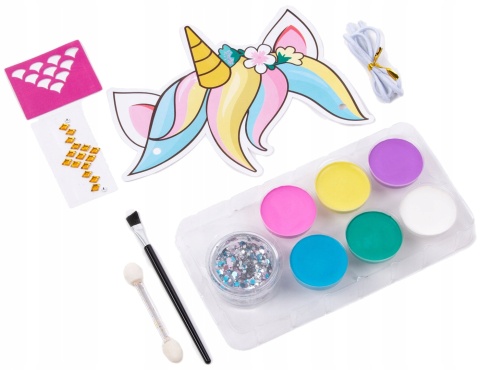 Farbki do twarzy Jednorożec unicorn brokat cekiny