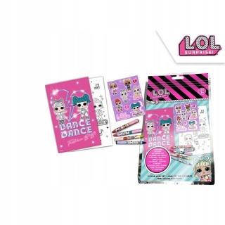 Kolorowanka naklejki zestaw kreatywny LOL SURPRISE